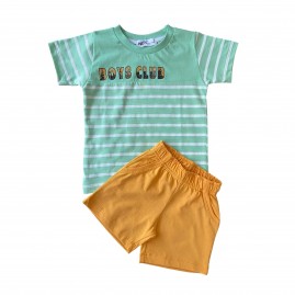 ΣΕΤ T-SHIRT ΒΕΡΜΟΥΔΑ ΒΕΡΑΜΑΝ-ΟΧΡΑ ΣΕΤ T-SHIRT ΒΕΡΜΟΥΔΑ ΒΕΡΑΜΑΝ-ΟΧΡΑ