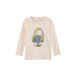 ΜΑΚΡΥΜΑΝΙΚΟ T-SHIRT ΡΟΖ ΜΑΚΡΥΜΑΝΙΚΟ T-SHIRT ΡΟΖ