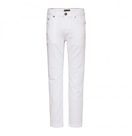 ΠΑΝΤΕΛΟΝΙ TOMMY HILFIGER ΤΖΙΝ SCANTON SLIM ΛΕΥΚΟ ΠΑΝΤΕΛΟΝΙ TOMMY HILFIGER ΤΖΙΝ SCANTON SLIM ΛΕΥΚΟ