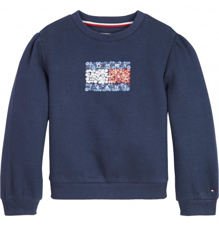 ΦΟΥΤΕΡ TOMMY HILFIGER FLOWER FLAG SWEATSHIRT ΦΟΥΤΕΡ TOMMY HILFIGER FLOWER FLAG SWEATSHIRT