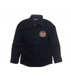 ΠΟΥΚΑΜΙΣΟ TOMMY HILFIGER -ΣΚΟΥΡΟ ΜΠΛΕ ΠΟΥΚΑΜΙΣΟ TOMMY HILFIGER -ΣΚΟΥΡΟ ΜΠΛΕ