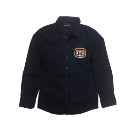 ΠΟΥΚΑΜΙΣΟ TOMMY HILFIGER -ΣΚΟΥΡΟ ΜΠΛΕ ΠΟΥΚΑΜΙΣΟ TOMMY HILFIGER -ΣΚΟΥΡΟ ΜΠΛΕ